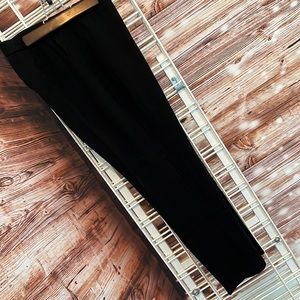 Orvis pull on black stretch pants great weight